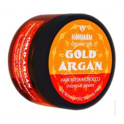 HAMMAM Золотая Марокканская маска для волос GOLD ARGAN (250 мл)